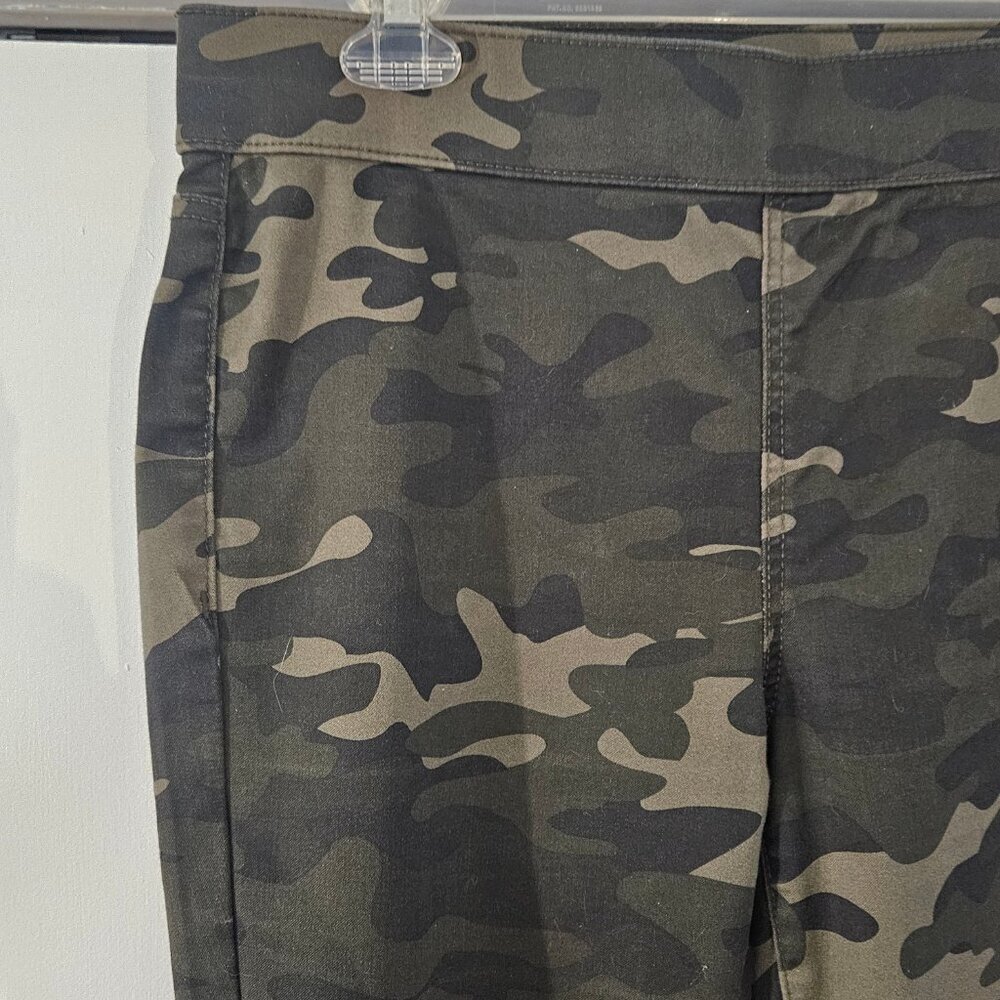 New York & Company Camo Leggings M High Waist Pull On Stretch Pant - Picture 3 of 7